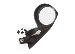 Mirror kit for handlebar wind deflectors