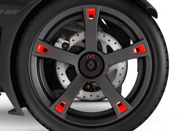 Wheel Accents - Adrenaline Red