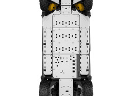 Rear lateral skid plates