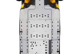 Lateral central skid plate