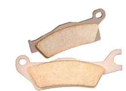 Metallic brake pad kit - front and rear right