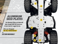 OUTLANDER/RENEGADE Aluminum Skid plates Renegade