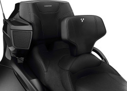 Adjustable driver backrest for production seat
